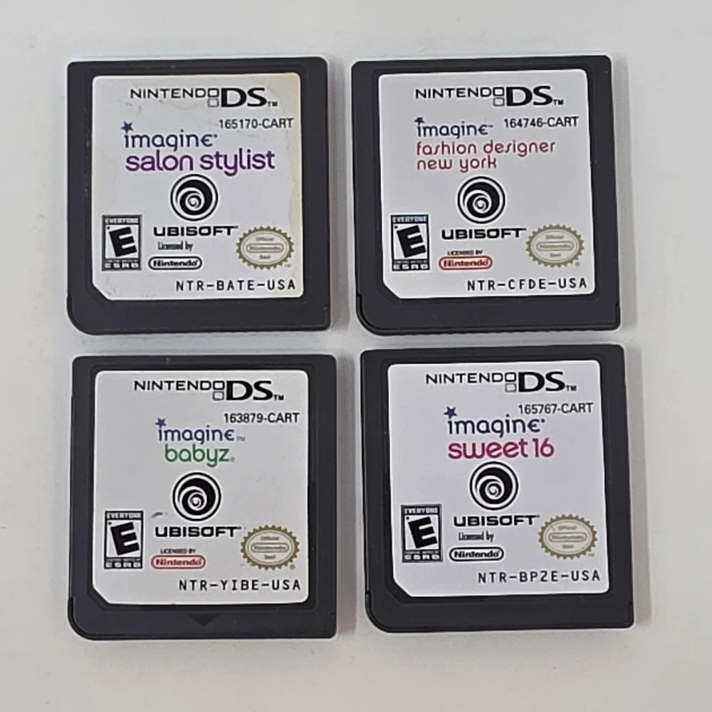 4 Nintendo DS Imagine Games Babyz ~ Fashion Designer ~ Sweet 16 ~ Salon Stylist